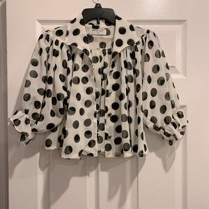 Polka dot Short cover up jacket - pre-owned
